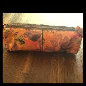 Patricia Nash italian leather clutch